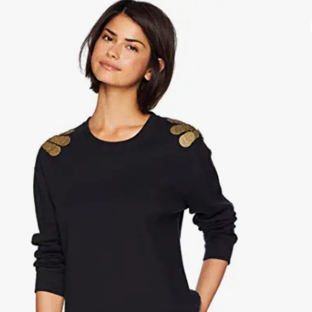 Kenneth Cole Embellished Sweatshirt NWOT